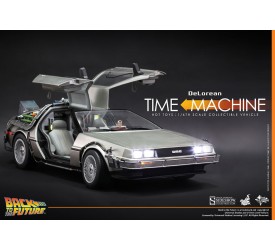 Back to the Future Movie Masterpiece Action Figure 1/6 DeLorean Time Machine 72 cm